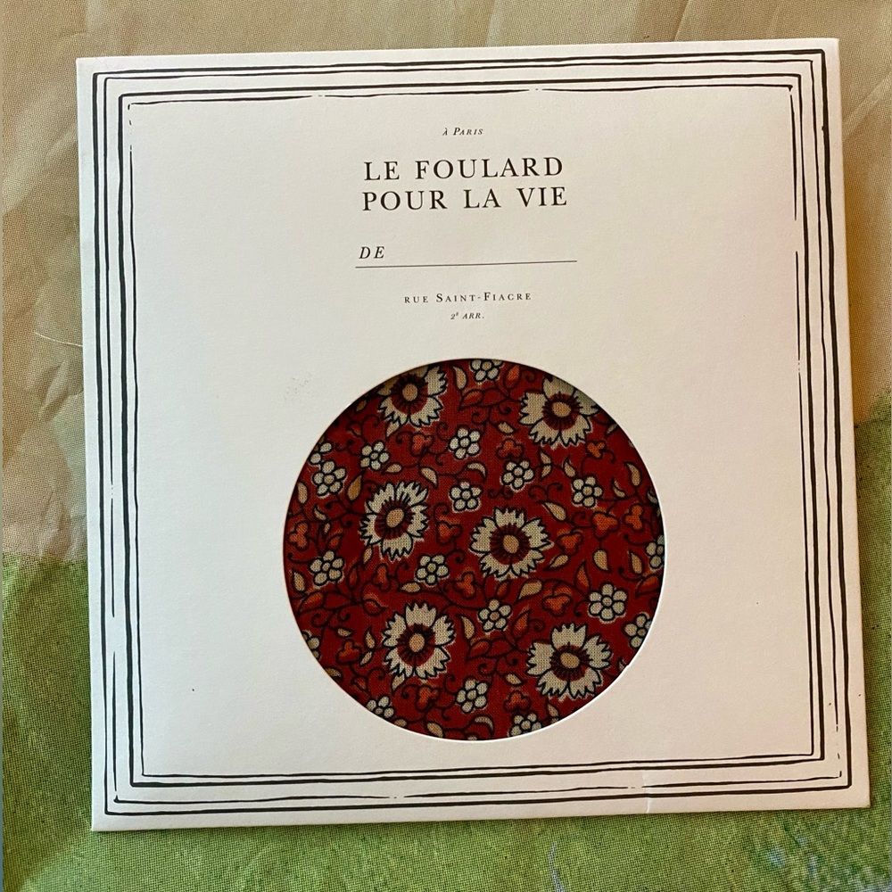 🌺 NEW Sézane Scarf Le Foulard Pour La Vie NWT